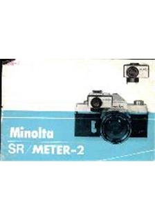 Minolta SR-Meters manual. Camera Instructions.